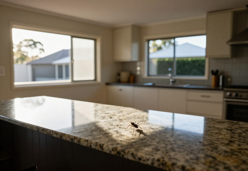 Ant-free retail space in Waitara after treatment